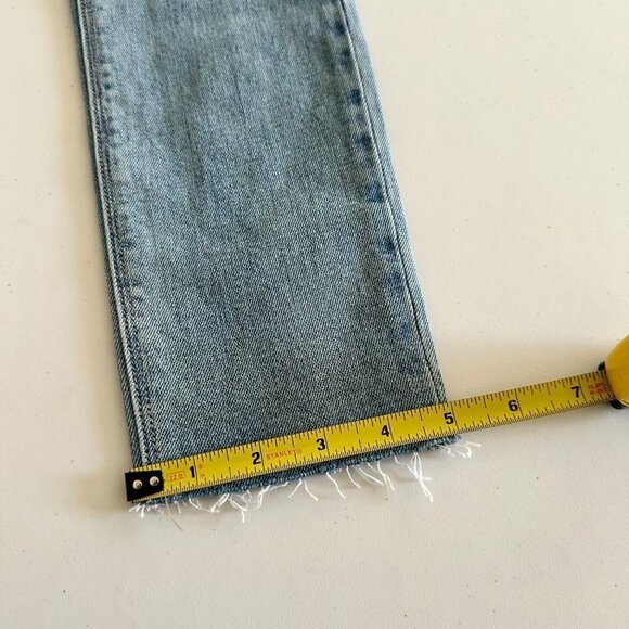 Dear John Denim Olivia Super High Rise Skinny Jeans Metropolitan Size 25 Raw Hem - Picture 8 of 10
